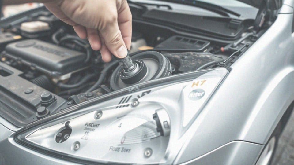 Jak wymienić żarówkę H7 w Ford Focus MK2?