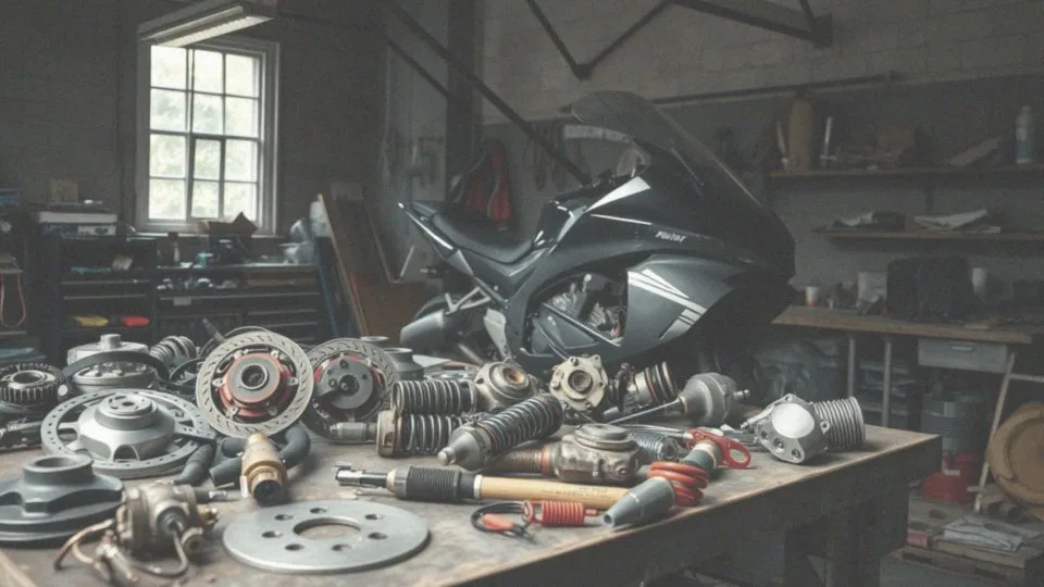 Jakie części motocyklowe są dostępne dla ścigaczy 600?