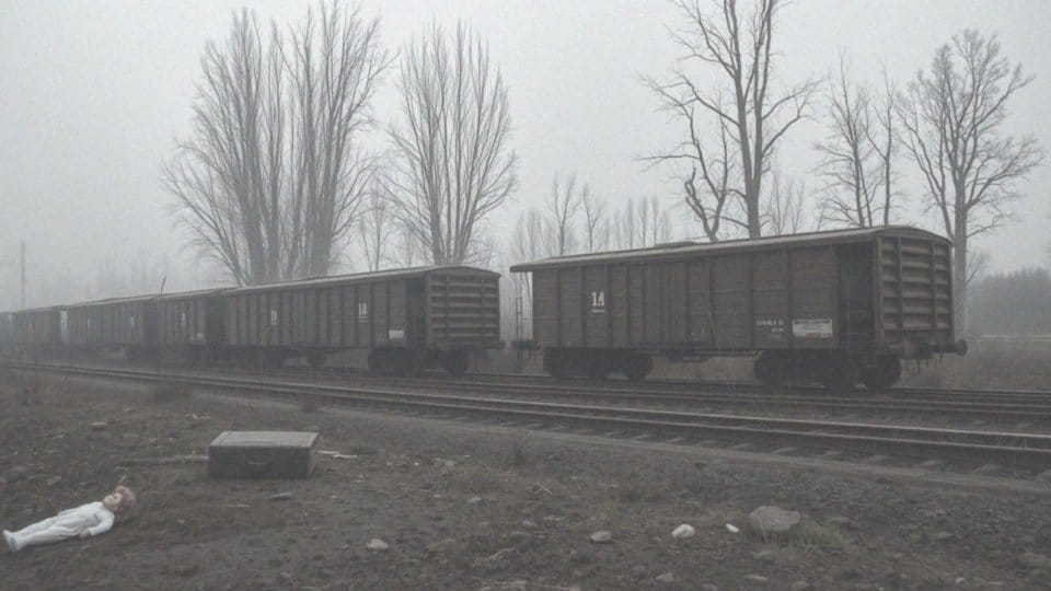Jakie drastyczne sceny są ukazane w utworze?