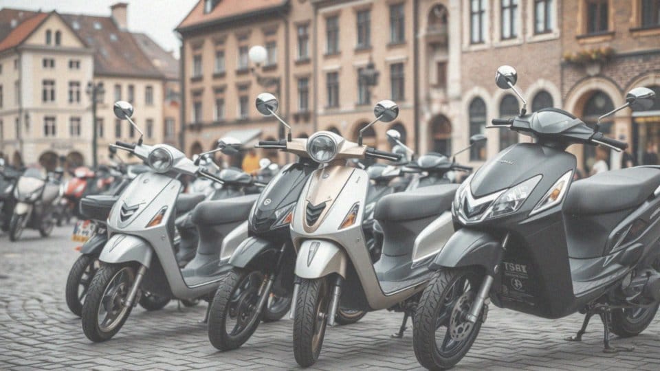Jakie są popularne modele motorowerów 50 cm³?