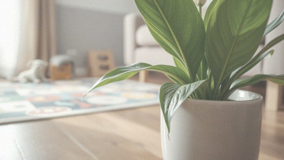 Jakie są zalecenia dotyczące pielęgnacji skrzydłokwiatu w domach z dziećmi i zwierzętami?