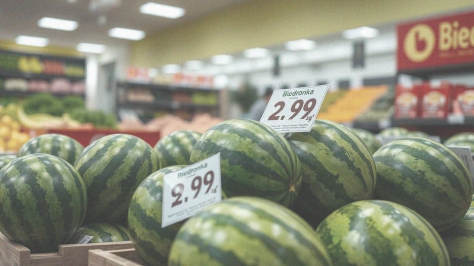 Jakie są promocje na arbuz w Biedronce?