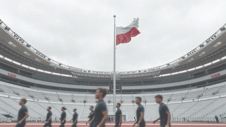 W jaki sposób flaga olimpijska jest prezentowana podczas ceremonii otwarcia i zamknięcia igrzysk?
