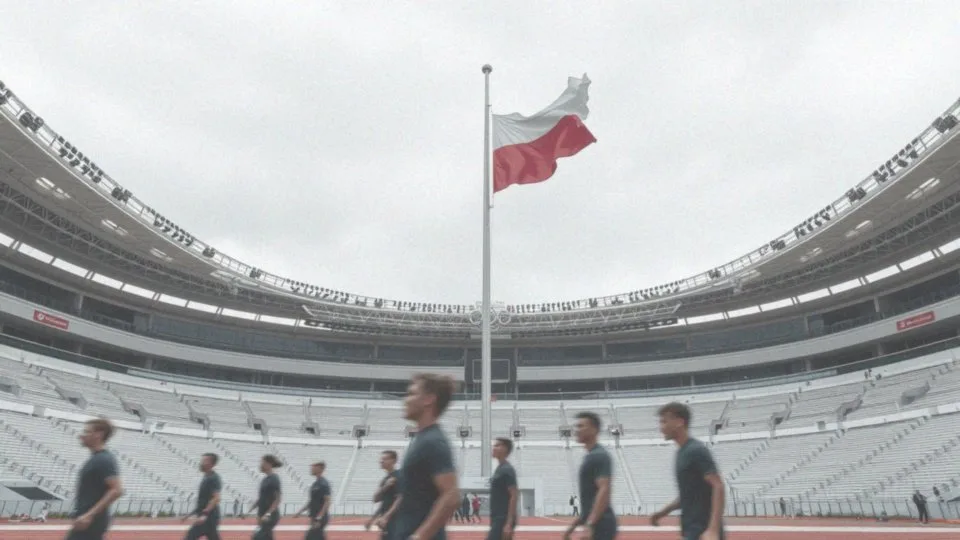 W jaki sposób flaga olimpijska jest prezentowana podczas ceremonii otwarcia i zamknięcia igrzysk?