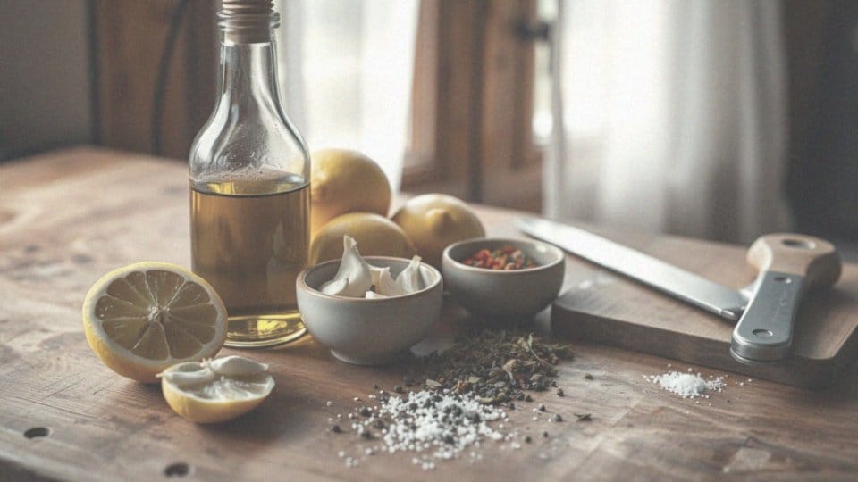 Jakie są składniki marynaty do dorsza czarnego?