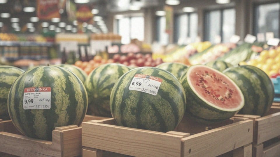 Ile kosztuje arbuz w Biedronce? Sprawdź aktualne ceny i promocje