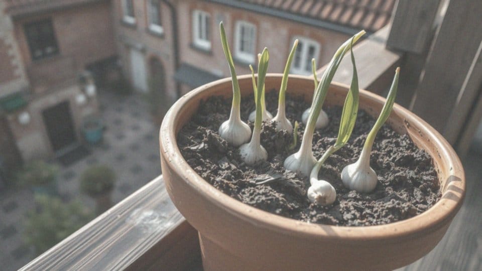 Jak rośnie czosnek w doniczce? Poradnik dla początkujących