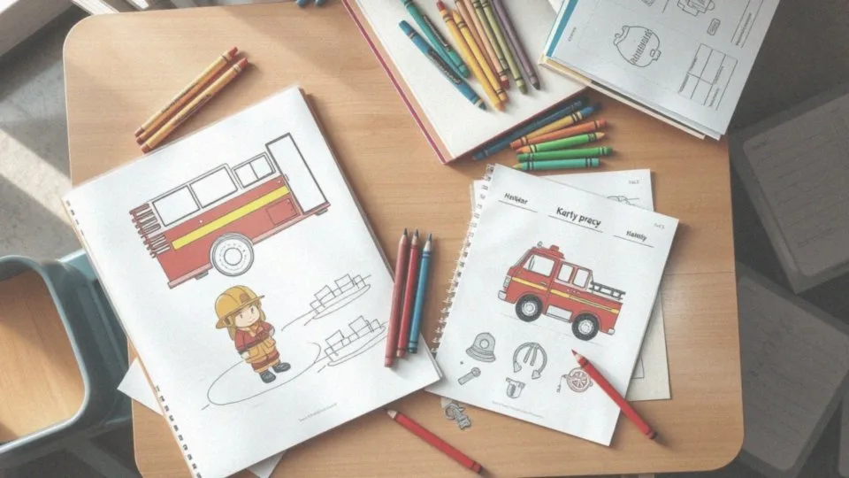Jak Wojtek został strażakiem – karty pracy i materiały edukacyjne