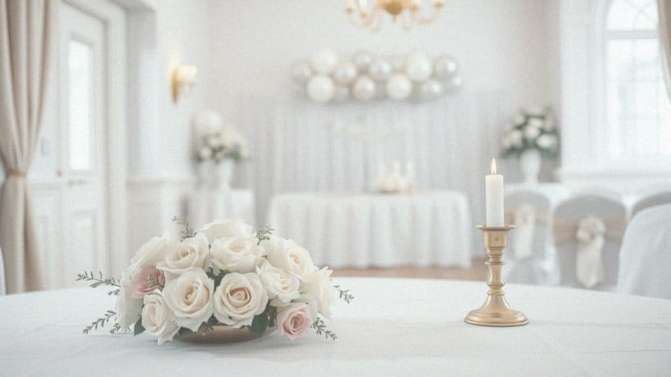 Wystrój sali na komunię dla dziewczynki – inspiracje i porady